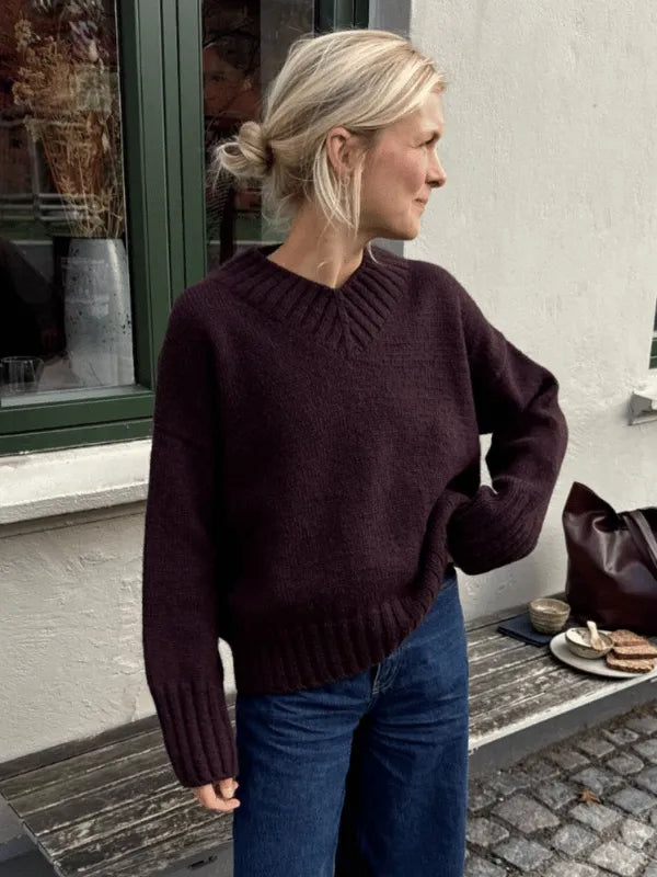 Petiteknit Hanna Sweater knitting pattern ENG