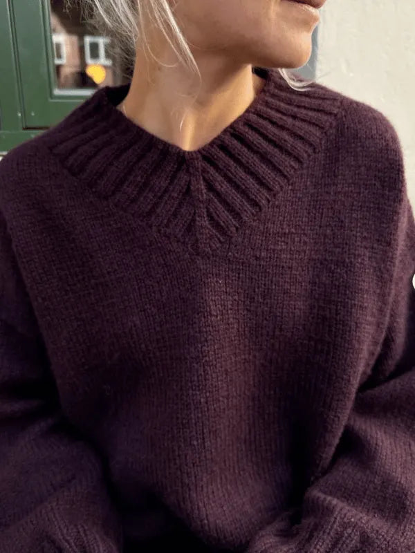 Petiteknit Hanna Sweater knitting pattern ENG