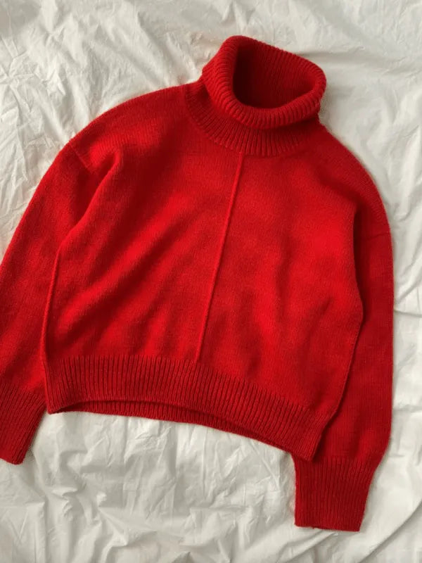 Petiteknit Scarlet sweater neuleohje (suomi)