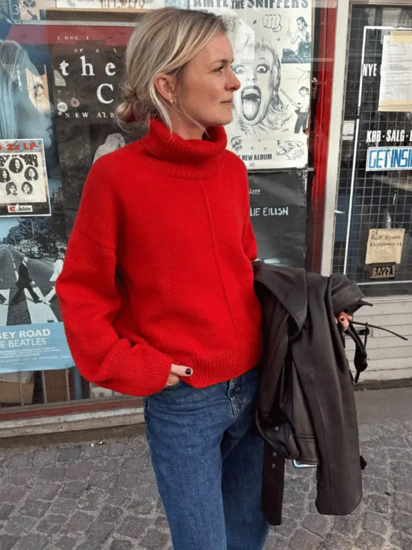 Petiteknit Scarlet sweater neuleohje (suomi)