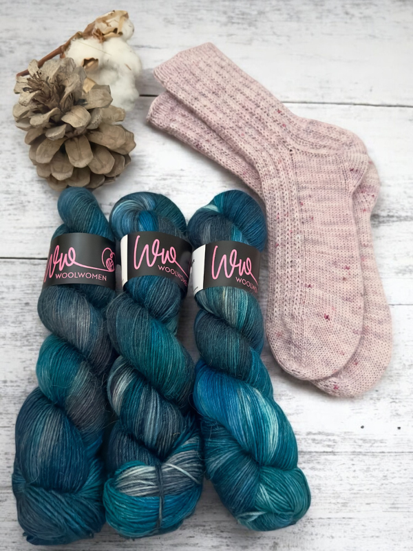 Hipsis sukka ohje + WoolWomen Alpaca sock