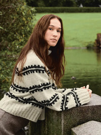 Sandnes garn The Ridge Sweater knitting pattern ENG