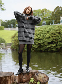 Sandnes garn The Ridge Sweater neuleohje Miehet ENG