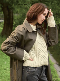 Sandnes Garn Wilbur Cable Sweater knitting pattern ENG