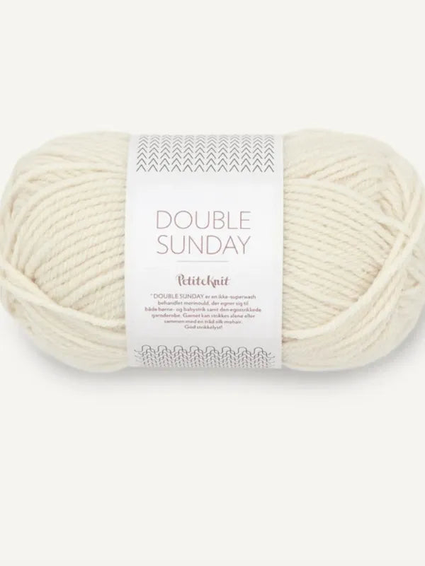 PetiteKnit Scarlet cardigan neuleohje eng + Sandnes Garn Double sunday