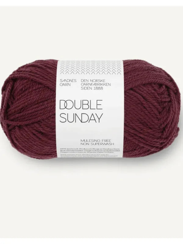 PetiteKnit Scarlet cardigan neuleohje eng + Sandnes Garn Double sunday