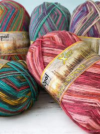 Opal Xlarge Winter Sonne 8ply lähikuva