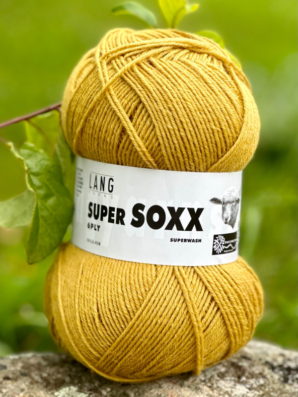 Juhani sukkaohje PDF + Lang Super soxx 6ply