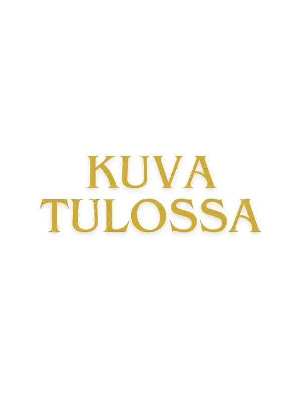 Text in gold capital letters on a white background reads KUVA TULOSSA (“image coming soon” in Finnish)—perfect for highlighting your WoolWomen Merino Sock creations.