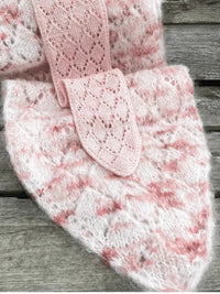 MinMax huiviohje - kolmiohuivi fingering tai worsted langalle