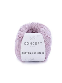 katia cotton cashmere lanka lähikuva sävy vaaleanpunainen 64