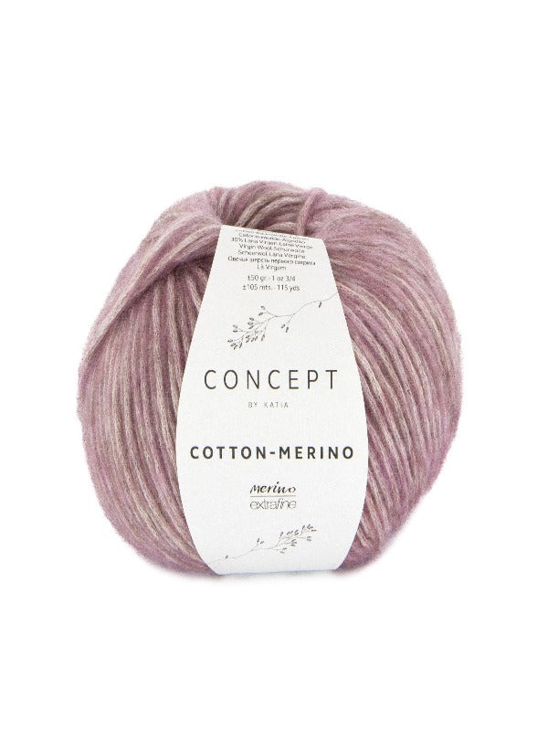 Onemany scarf instructions PDF+ Katia cotton-merino