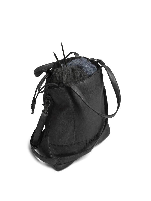 Muud Lofoten leather bag, Black