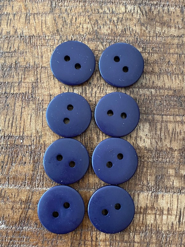 Muovinappi 15mm - Tummansininen