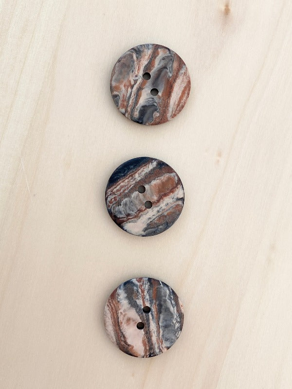 23mm Button "marbled"