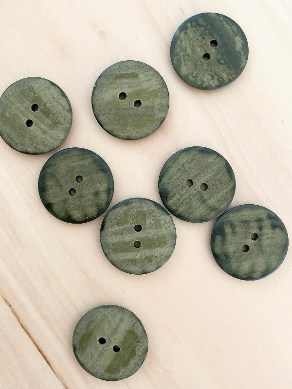 23mm Button, Green