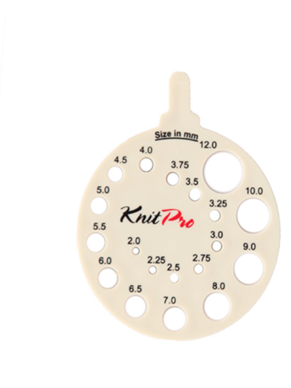 KnitPro's white tape measure
