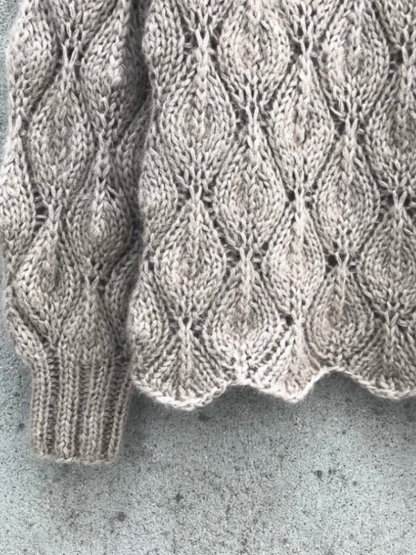Olive Sweater My Size (knitting pattern)