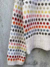 Knitting for olive, DOT SWEATER - Adult PDF